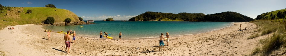 Beach on Waewaetorea Island