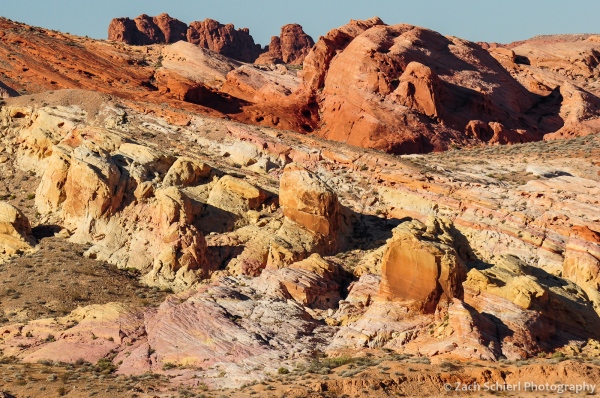 Colorful rocks at Valley of Fire State Park, Nevasa